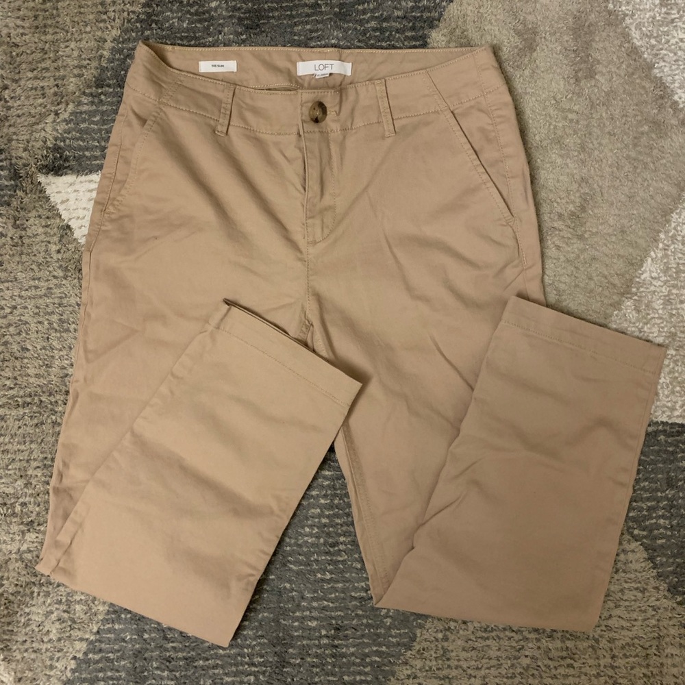 The Slim Chino Pants (Loft)